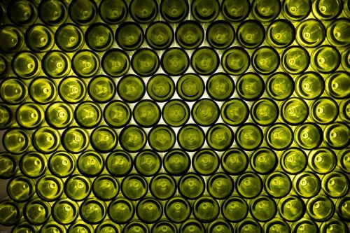 bottles bottom of the bottle green