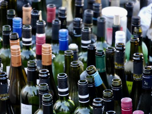 bottles wine bottles recycled glass