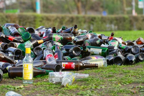 bottles  waste  garbage