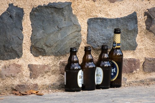 bottles  empties  beer bottles
