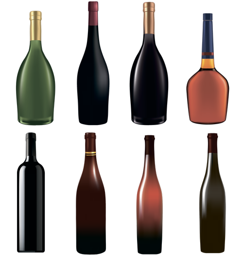 bottles  wine  alcohol
