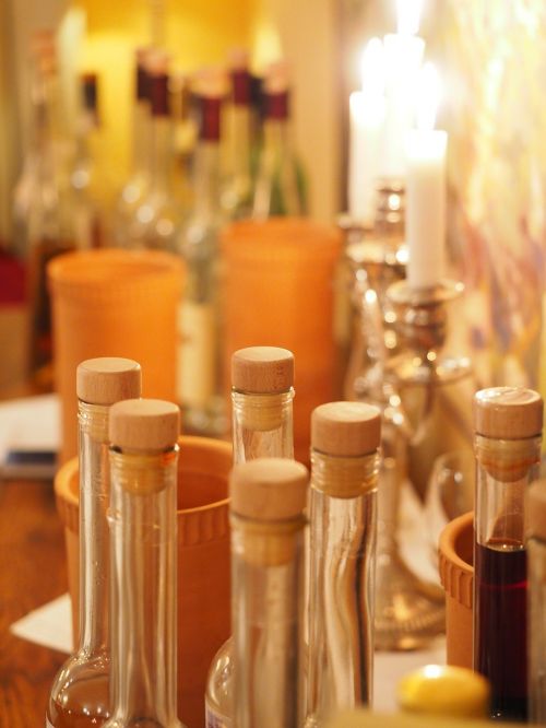 bottles beverages cork