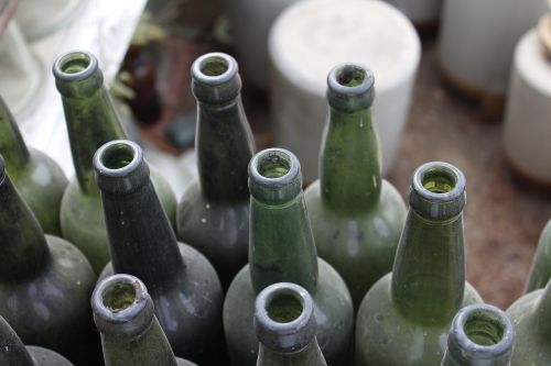 bottles dusty vintage