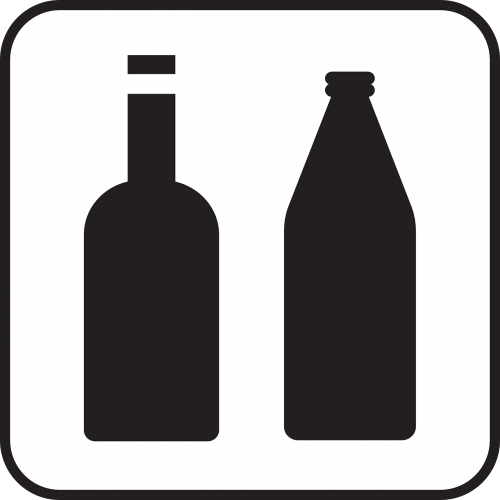 bottles glass drinking