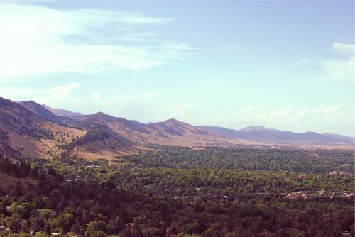 boulder colorado landscape