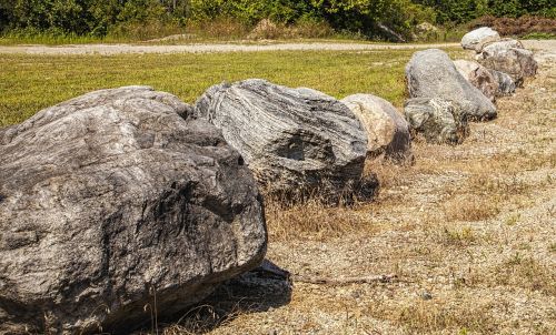boulders rocks stone