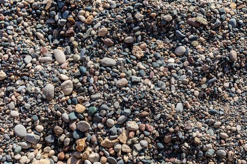 boulders  rhinestones  beach