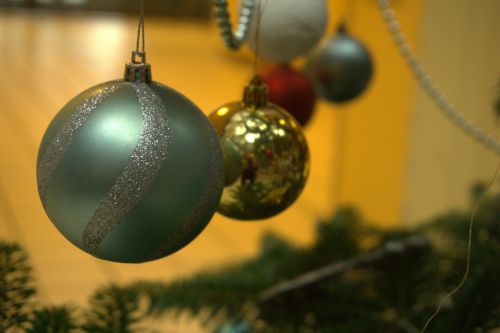 Balls Of Christmas Tree