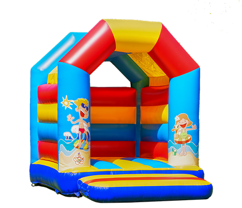 bouncy castle  isolated  children toys