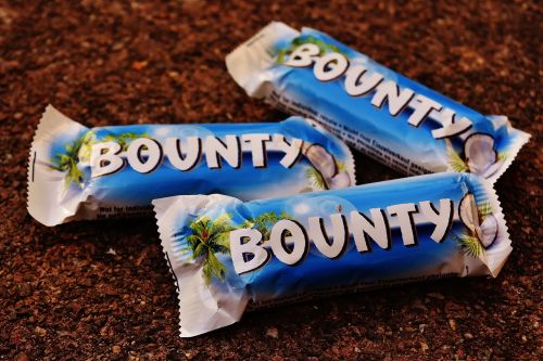 bounty candy bar chocolate