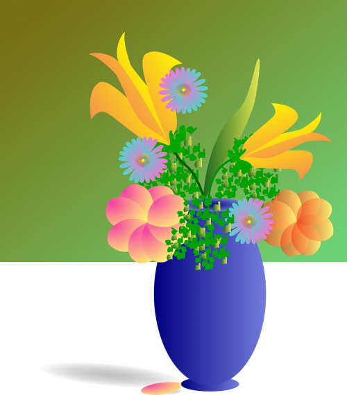 bouquet vase flowers