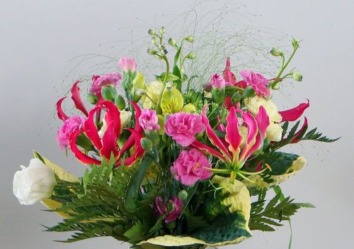 bouquet flowers composition