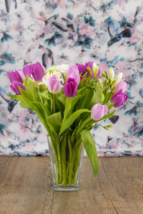 bouquet flowers tulips
