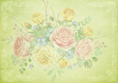 bouquet  background image  roses