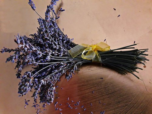 bouquet  lavender  flower