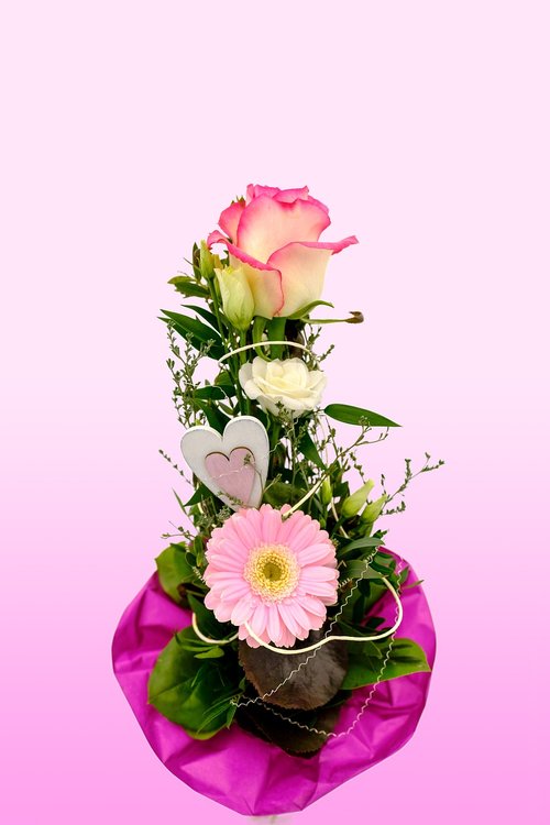 bouquet  flowers  rose
