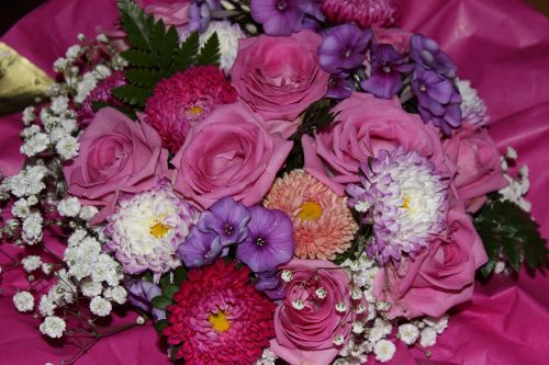 bouquet pink spring