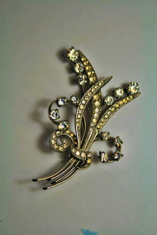 Bouquet Marcasite Brooch