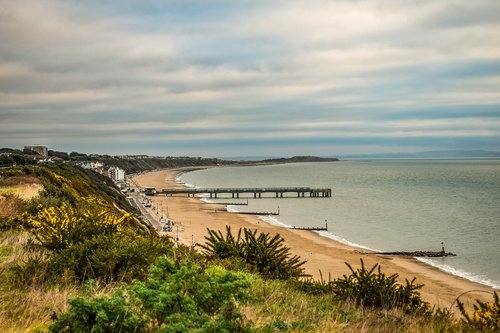 bournemouth  east cliff  beach