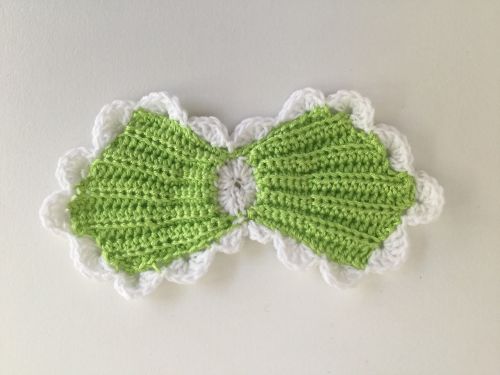 bow crochet handmade