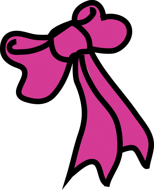 bow pink ribbon
