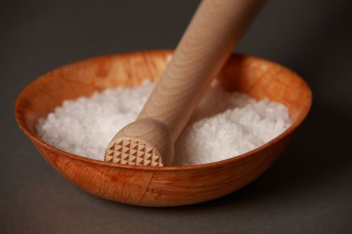 bowl salt wood