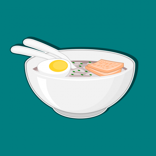 bowl egg soup