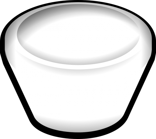 bowl white container