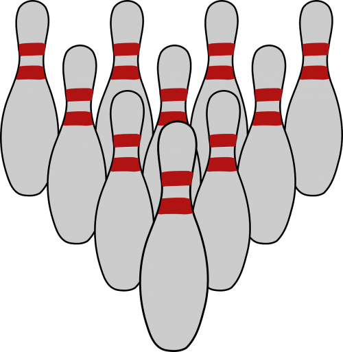 bowling tenpins pins