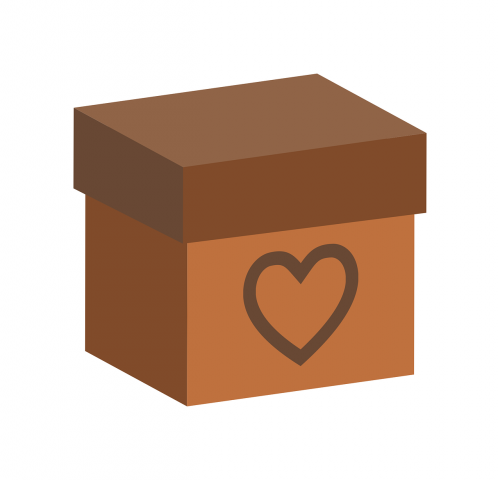 box heart gift