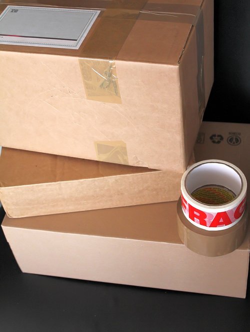 boxes  parcels  deliver