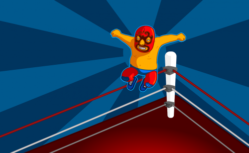 boxing ring wrestling wrestler