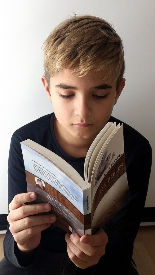 boy exciting read literature