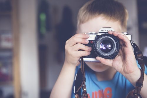 boy camera child