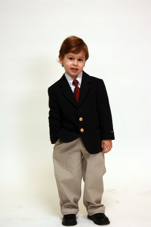 boy portrait suit