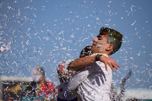 boy carnival confetti