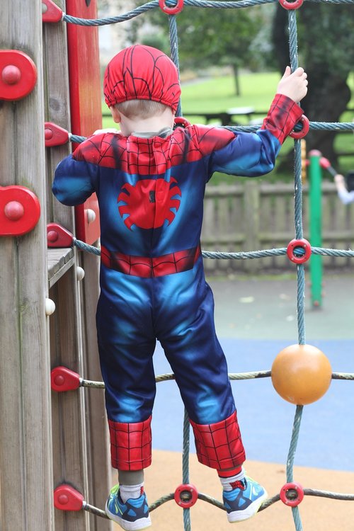 boy  spiderman  superhero