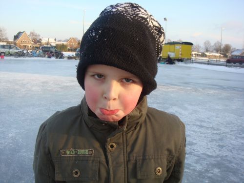 boy tired hat