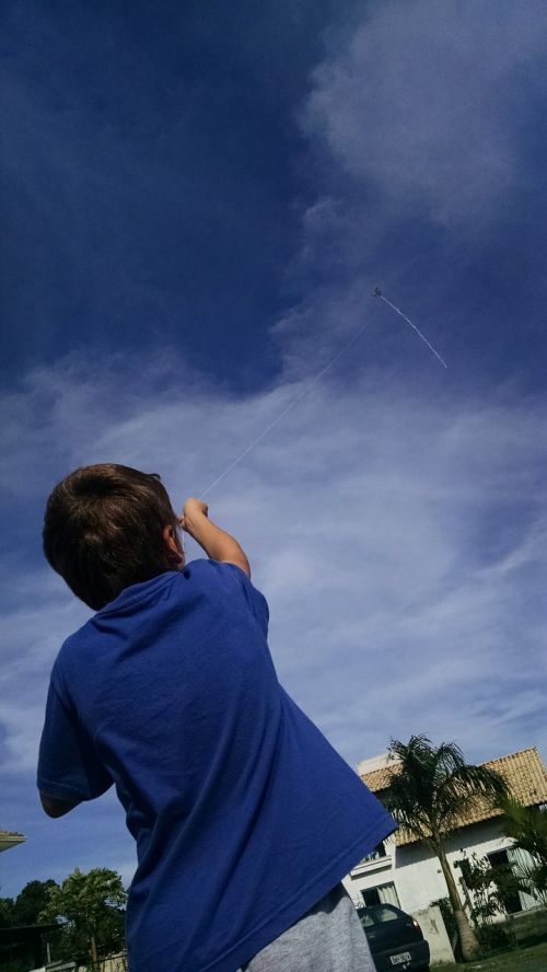 boy kite child