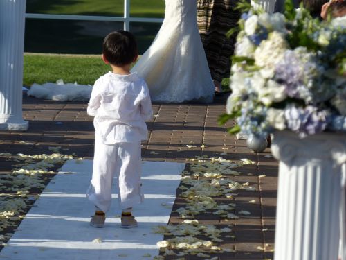 Boy At A Wedding