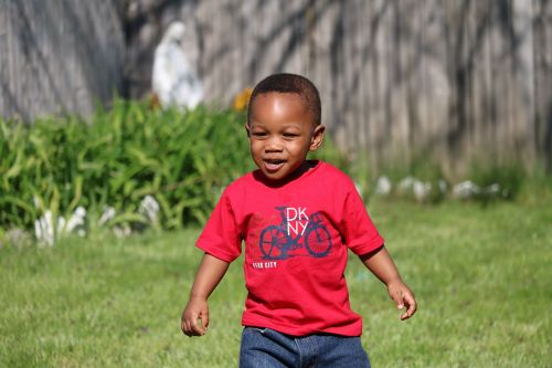boy running playing toddler