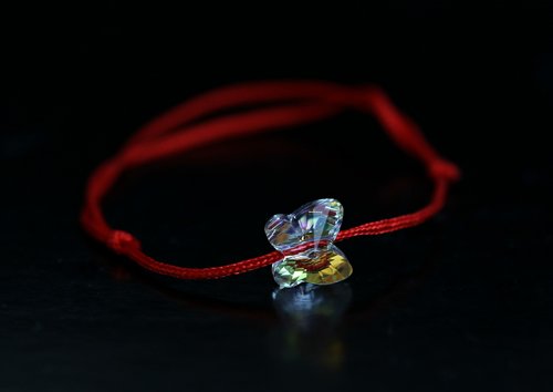 bracelet  butterfly  red