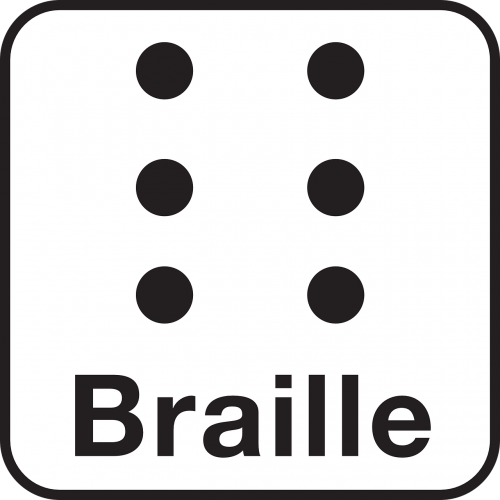 braille barrier-free symbol