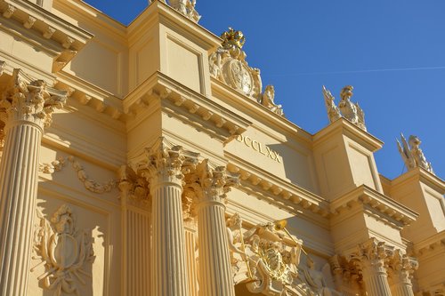 brandenburg gate  detail  potsdam