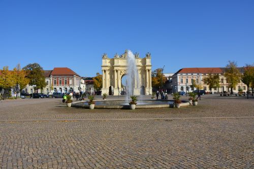 brandenburg gate potsdam luisenplatz