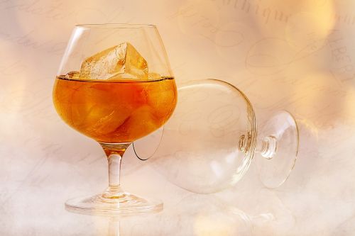 brandy glass alcohol
