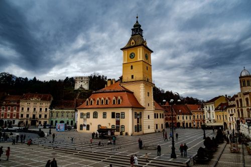 brasov cityscape transylvania