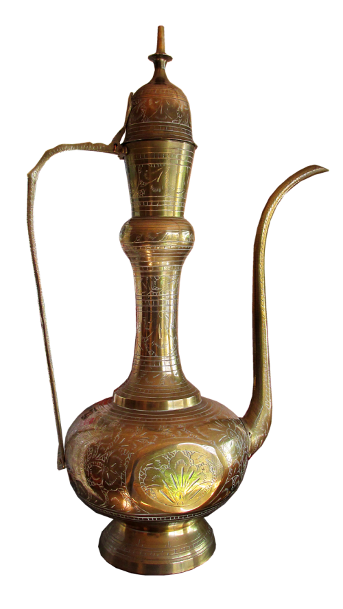 brass pot decoration
