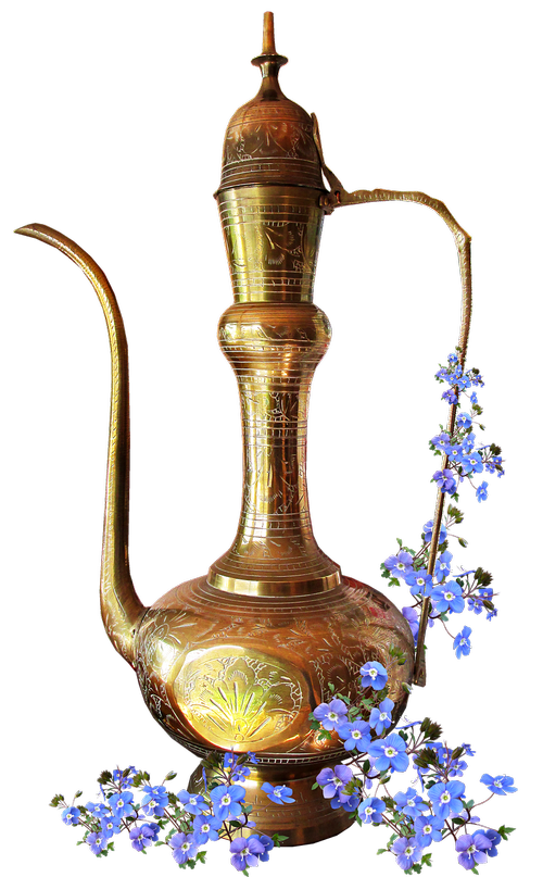 brass  kettle  ornament
