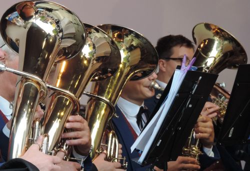 brass band horns musician